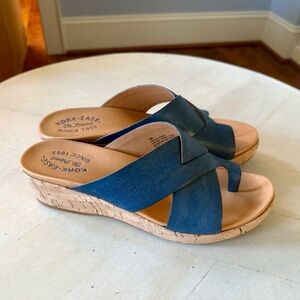 Kork-Ease Baja Sport Cork Wedge Sandal Size 9 💙💙💙